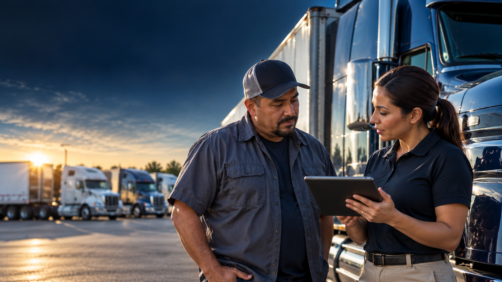 ELP assessment for truck drivers during a commercial driver qualification review