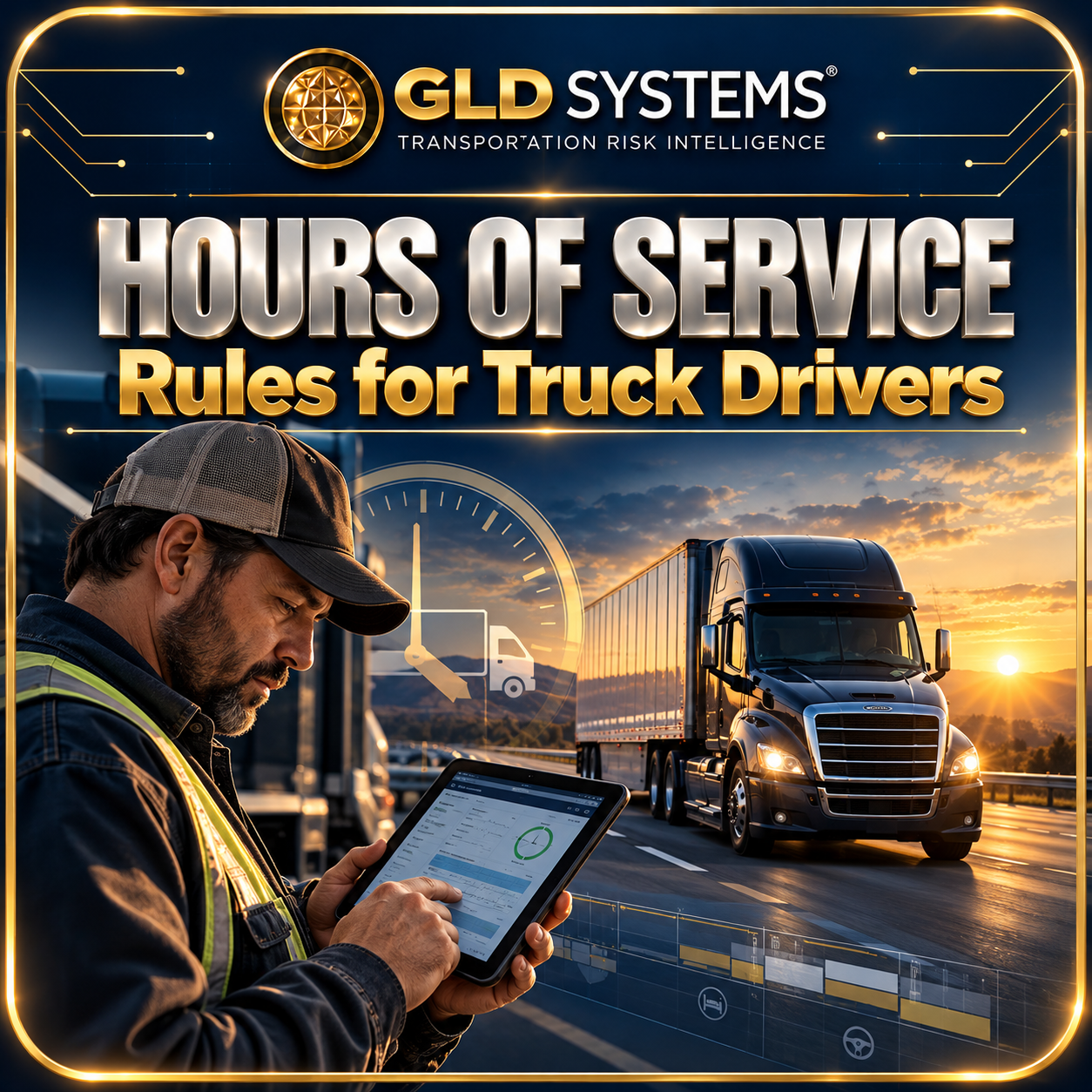 Hours of Service rules for truck drivers and FMCSA compliance